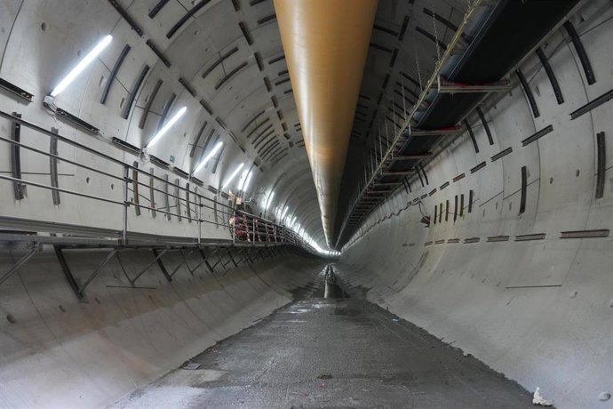 Obras de ampliación de la Línea 11 de Metro.