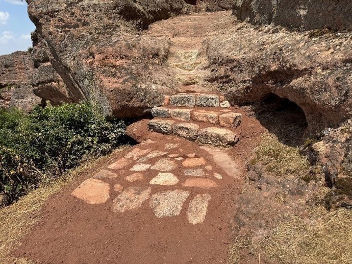 Finalizan las actuaciones para mejorar la accesibilidad en el yacimiento arqueológico de Tiermes en Soria