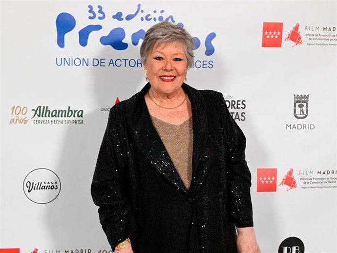 Archivo - María Garralón posando en un photocall