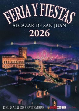 Cartel de las fiestas de Alcázar de San Juan.