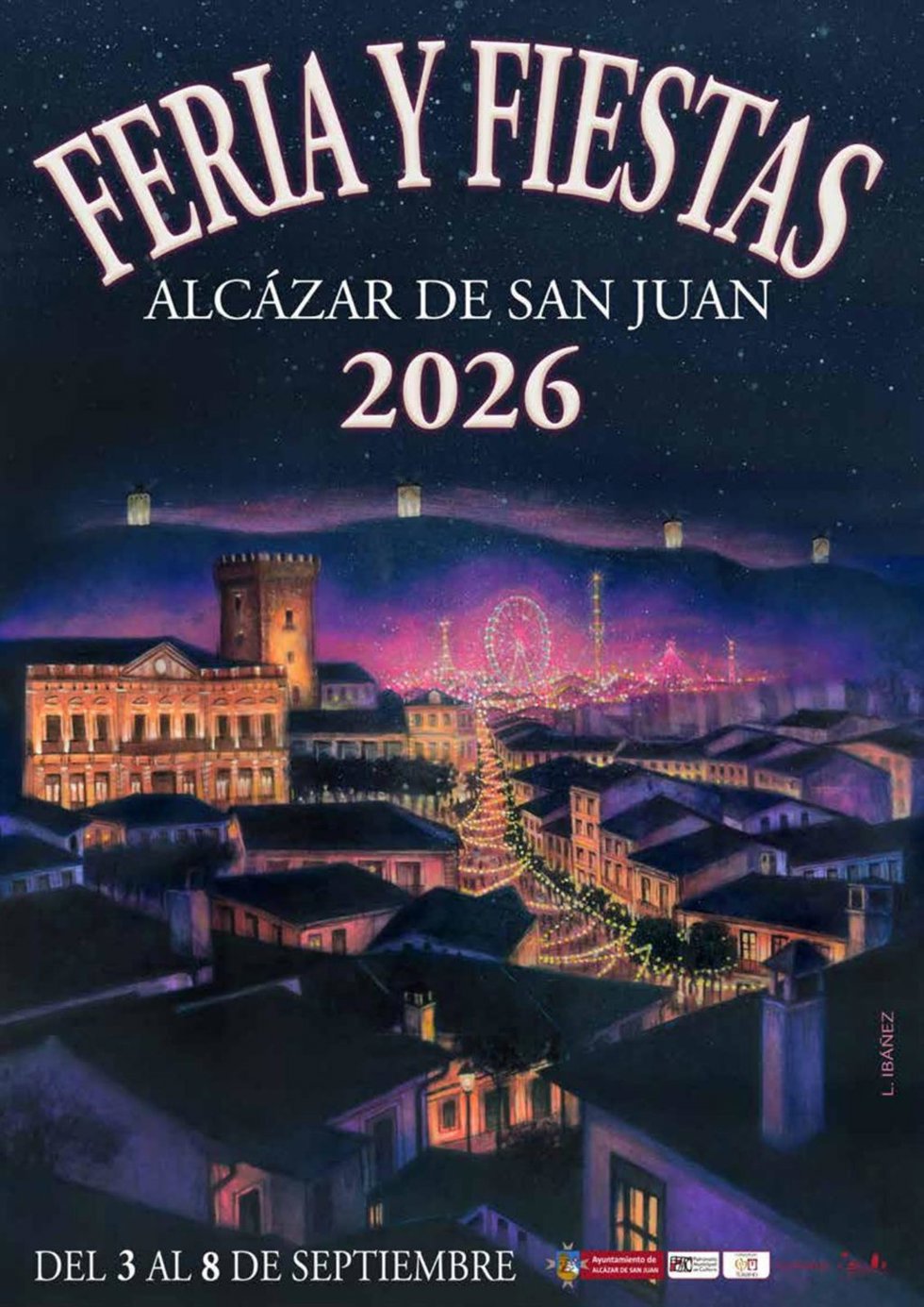 Cartel de las fiestas de Alcázar de San Juan.