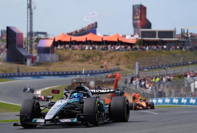 George Russell en Zandvoort durante el Gran Premio de Países Bajos