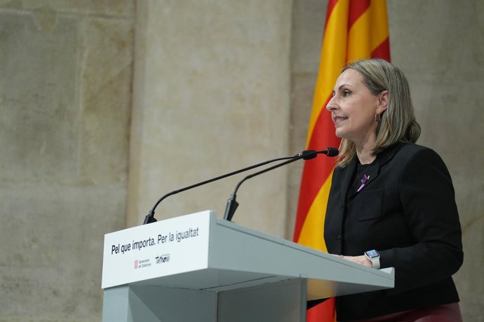 Archivo - Arxiu - La consellera d'Igualtat i Feminisme, Eva Menor, en una imatge d'arxiu.