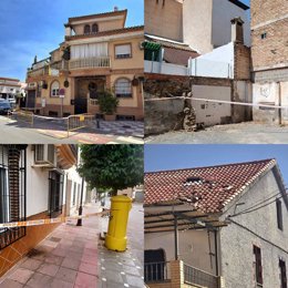 Archivo - Daños materiales en varios inmuebles y espacios públicos de Cúllar Vega por los terremotos de la serie sísmica que afecta a Granada y su área metropolitana desde mediados de agosto de 2026