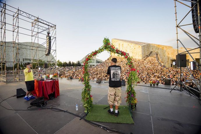 Archivo - El concierto de 9Louro en el Atardecer no Gaiás fue el más multitudinario de esta edición, con 5.000 asistentes, en Santiago de Compostela, a 9 de julio de 2026.