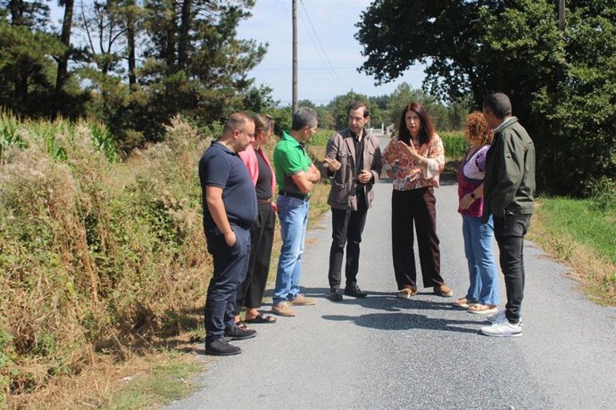 La conselleira do Medio Rural, María José Gómez, en Cospeito