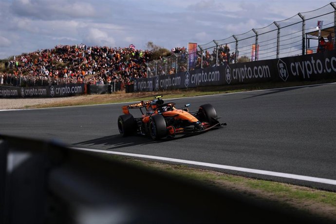 Lando Norris, en Zandvoort.