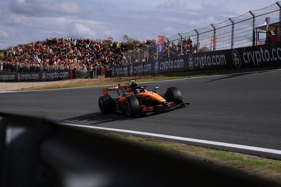 Lando Norris, en Zandvoort.
