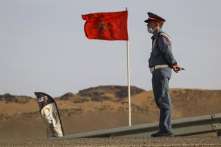 Archivo - Un agent de la Policia marroquina (arxiu)