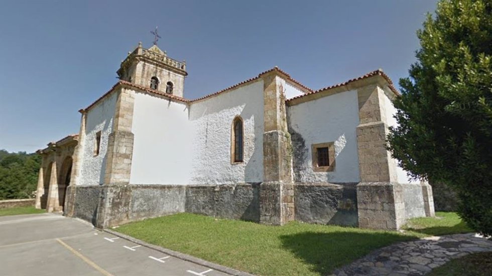 Iglesia de San Lorenzo, en Llerana (Saro)