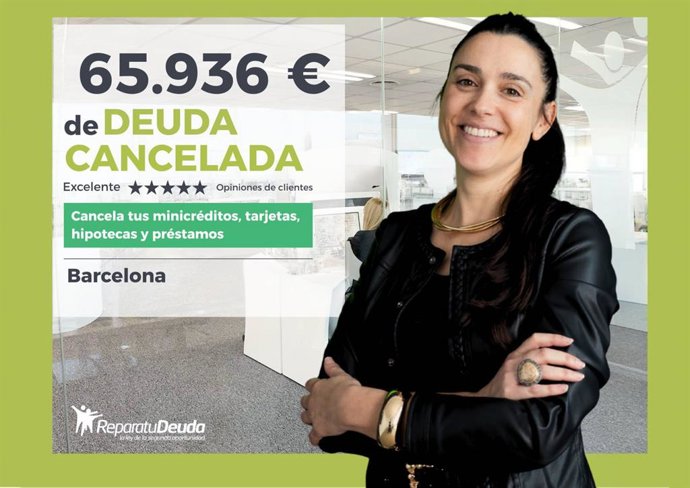 Repara tu Deuda consigue que un hombre de Barcelona deje atrás 65.936 € con la Ley de Segunda Oportunidad