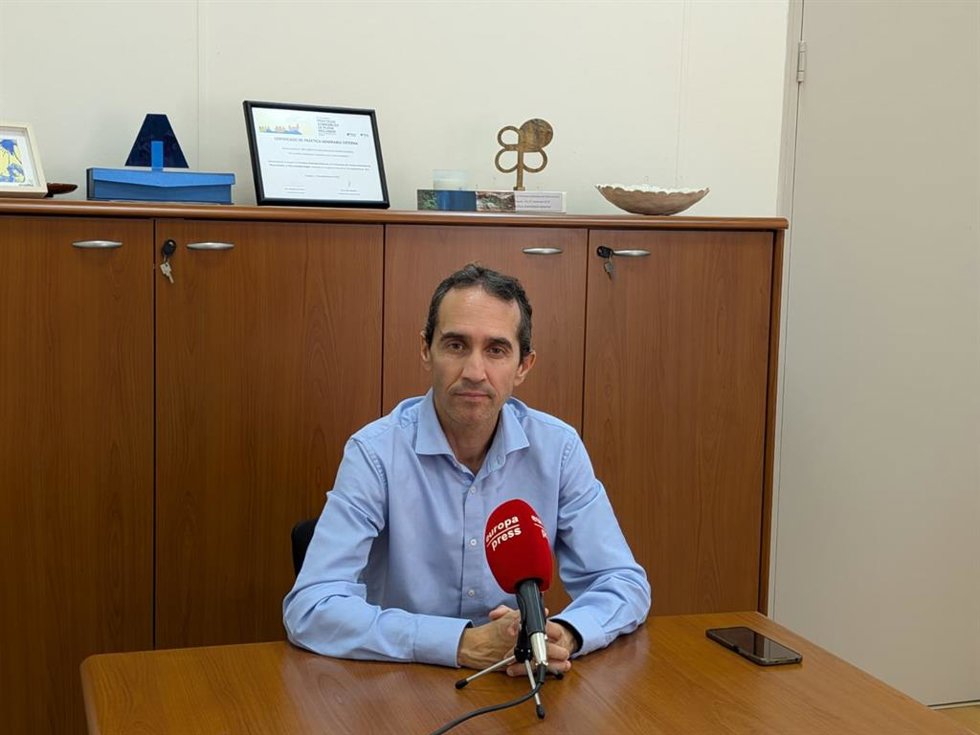 El conseller de Bienestar Social del Consell de Mallorca y presidente del Instituto Mallorquín de Asuntos Sociales (IMAS), Guillermo Sánchez, en una entrevista con Europa Press.