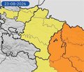 La Aemet activa la alerta por lluvias y tormentas en la Comunidad foral
