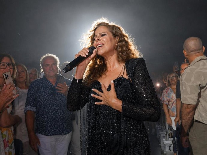 Archivo - Pastora Soler durante su actuación en Starlite
