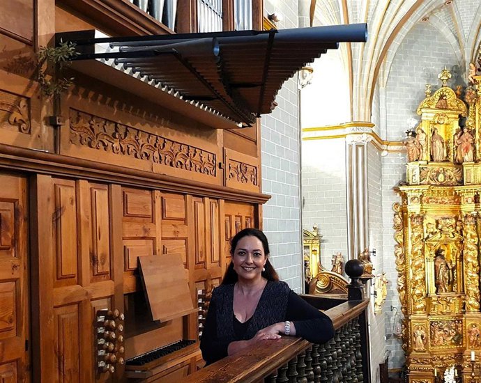 La organista Ana Isabel Serrano Osanz.
