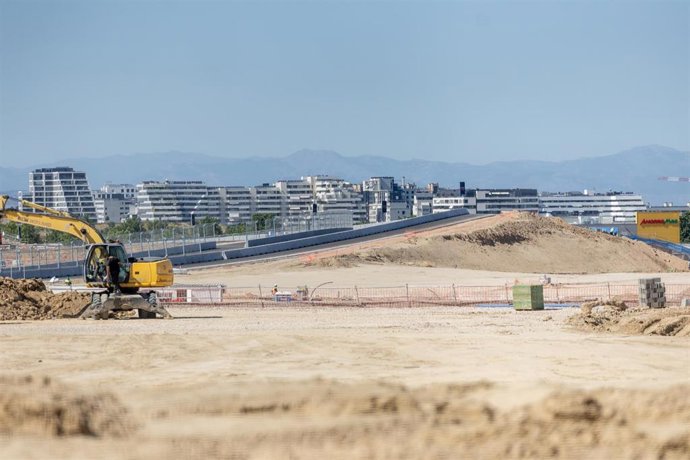 Archivo - Estado de las obras del circuito MADRING, a 12 de junio de 2026, en Madrid (España). El próximo martes, 16 de junio, se presenta oficialmente el circuito MADRING, el trazado que acogerá el FORMULA 1 TAG HEUER GRAN PREMIO DE ESPAÑA del 11 al 13 d
