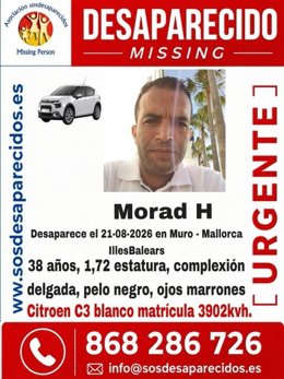 Cartel del desaparecido.