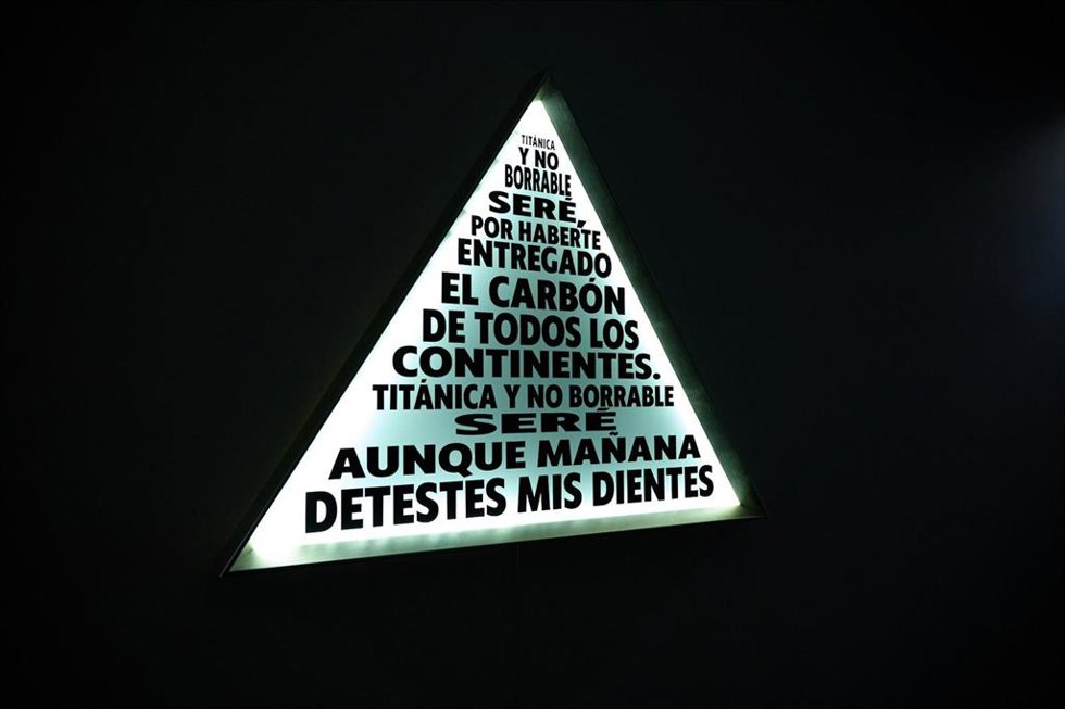 Archivo - La Casa de las Artes y las Ciencias de Bueño acoge hasta el 30 de agosto 'Titánica no borrable' de Ana Madera.