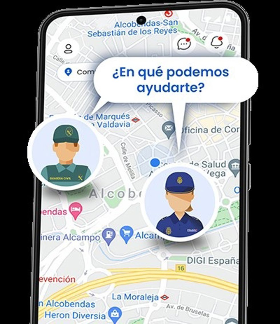 Aplicación de ALERTCOPS