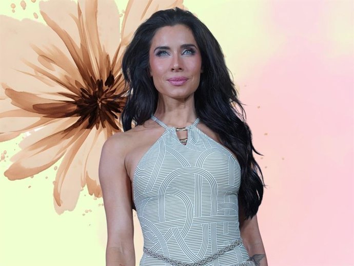 Pilar Rubio durante la presentación de su colección de bañadores y bikinis