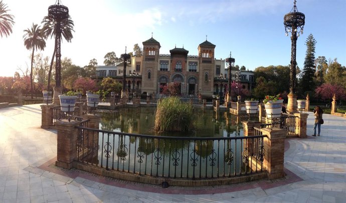 Archivo - Plaza de América, en el Parque de María Luisa, en Sevilla