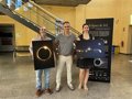 Dos imágenes tomadas con telescopio y cámara antigua, ganadoras del concurso sobre el eclipse de Casa de las Ciencias