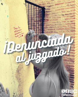 Identificada y denunciada por la Policía Local tras hacer una pintada en el Albaicín.