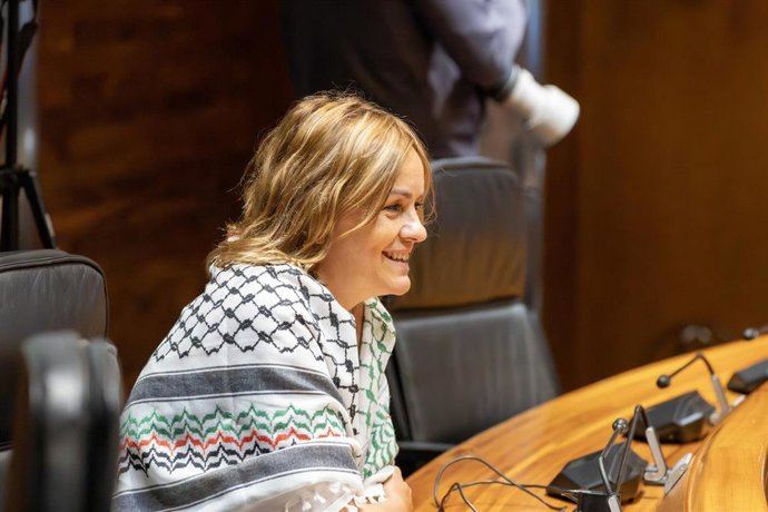Archivo - La diputada del Grupo Mixto, Covadonga Tomé.