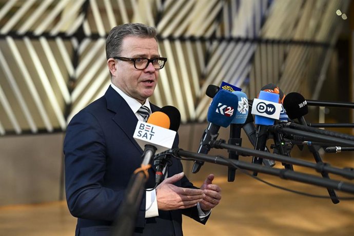 Archivo - El primer ministro de Finlandia, Petteri Orpo  
