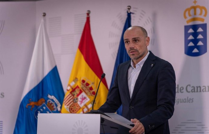 Archivo - El portavoz del Gobierno de Canarias, Alfonso Cabello