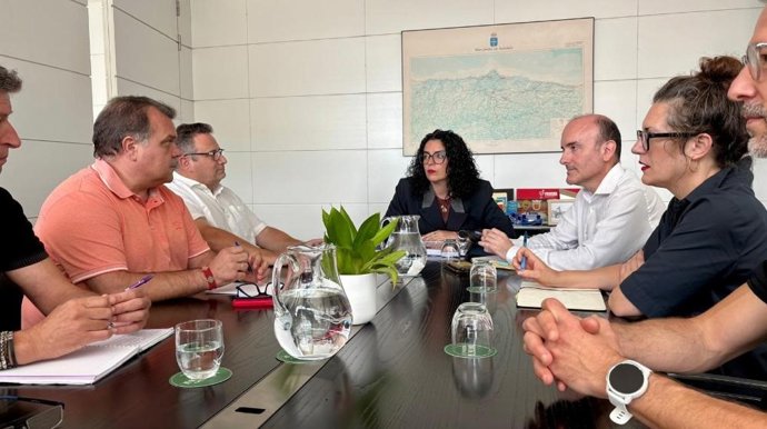 Vanessa Gutiérrez, en la reunión
