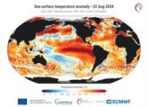 Foto: La temperatura media diaria de la superficie del mar registra nuevo récord, 21,1C, según Copernicus
