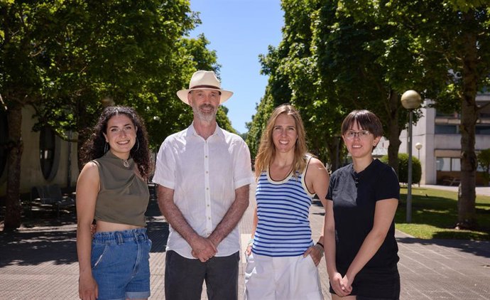 Archivo - Marta Beranuy y Elena Esteban, investigadoras sobre la salud mental de los estudiantes de la UPNA .