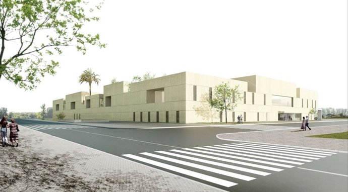 Imagen del proyecto del nuevo hospital de Ciutadella