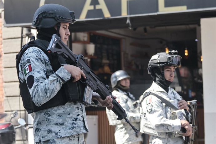 Archivo - Arquivo - 24 de fevereiro de 2026, Cidade do México, Cdmx, México: Dois dias após a captura e a morte de Nemesio Oseguera Cervantes, conhecido como “El Mencho”, líder do Cartel de Jalisco Nova Geração (CJNG), a Procuradoria Especializada em Crim