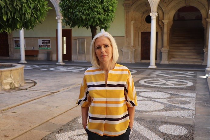 Inés Guerrero en la Sede Antonio Machado de la UNIA.