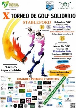 Cartel de la competición solidaria.