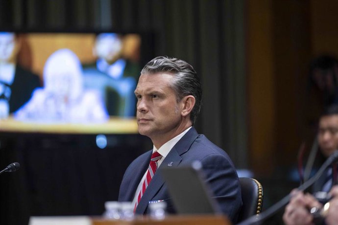 Archivo - El secretario de Defensa de Estados Unidos, Pete Hegseth