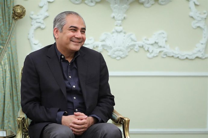 El ministro del Interior de Pakistán, Mohsin Naqvi, durante una visita a Irán el 11 de agosto de 2026(archivo)