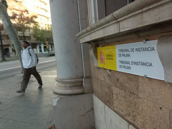 Archivo - Tribunal de Instancia de Palma, en Vía Alemania,
