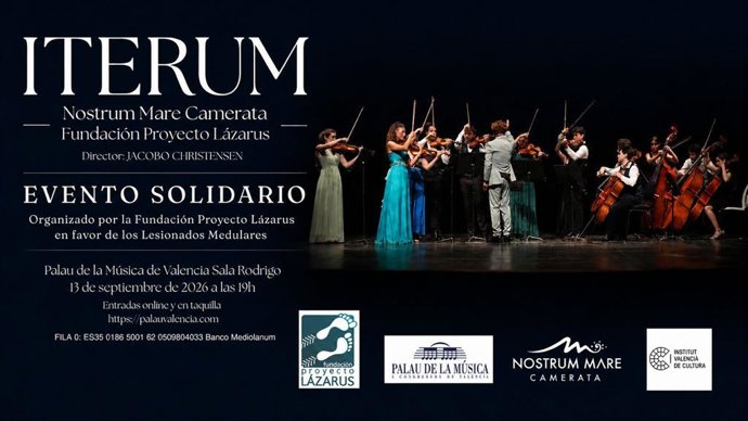 Cartel del concierto benéfico