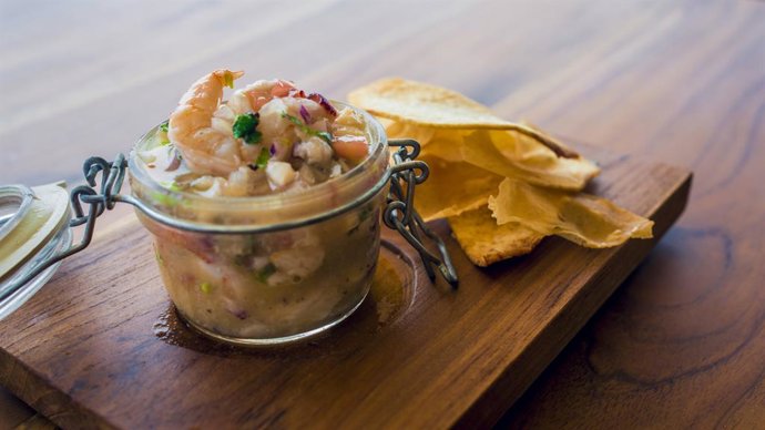 Archivo - Ceviche de camarón