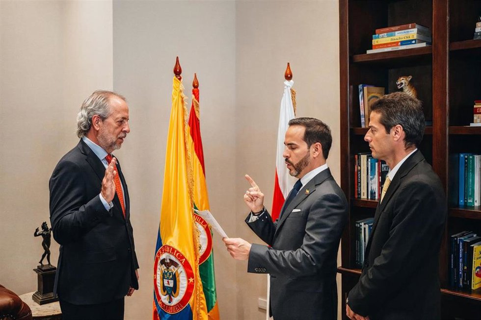 Nombramiento del nuevo presidente de ProColombia, Samuel Bluman Levy.