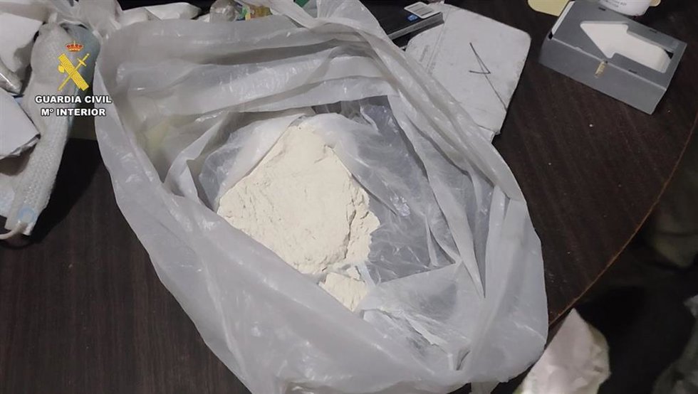 Droga incautada en un punto de venta en Trujillo (Cáceres)