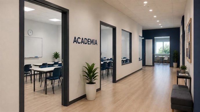Imagen de archivo de una academia.