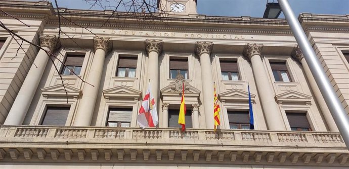 Archivo - Fachada de la Diputación Provincial de Zaragoza (DPZ).