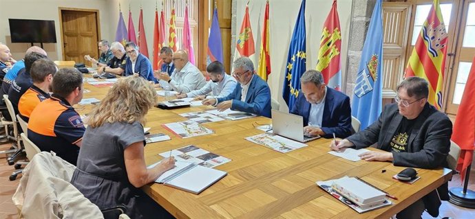 Un momento de la reunión de la Junta de Seguridad.