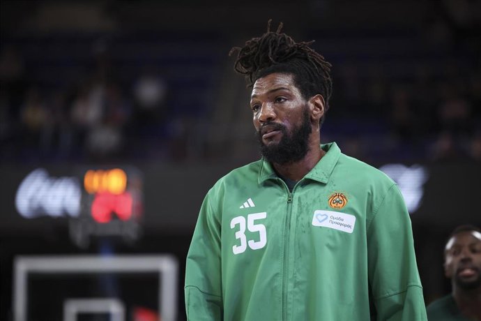 Archivo - El ala-pívot estadounidense Kenneth Faried previo al encuentro entre Barcelona-Panathinaikos de Euroliga.