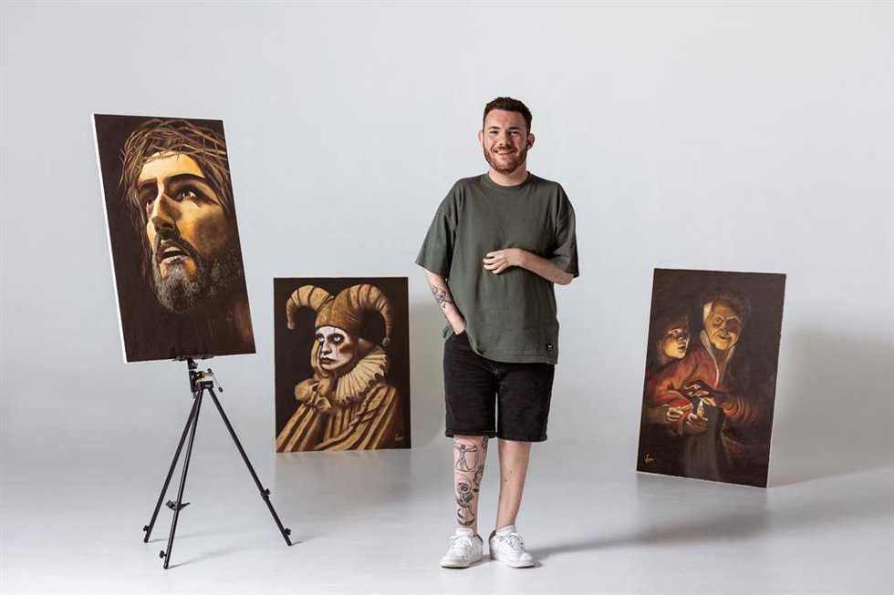 El artista Lorenzo Higueras.