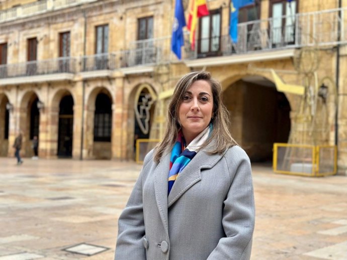 Archivo - La portavoz de Vox Oviedo, Sonsoles Peralta, en una imagen de archivo